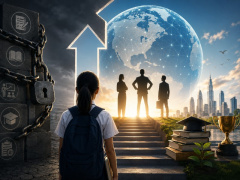 What prevents Indian School Education System to provide a global leadership?