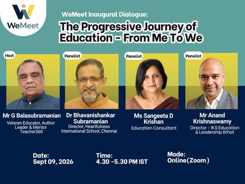 The Progressive Journey of Education – From ME to WE