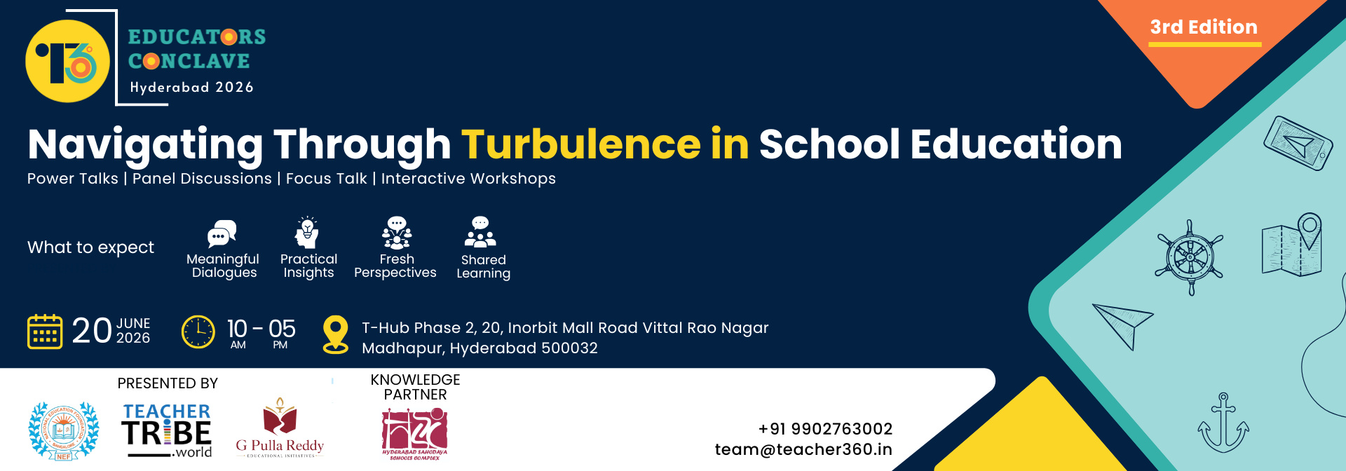 Conclave Slide - Navigating Through Turbulence in School Education